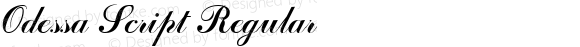 Odessa Script Regular