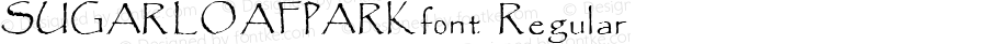 SUGARLOAFPARKfont Regular Altsys Fontographer 3.5  3/29/01