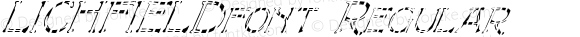 LICHFIELDfont Regular Altsys Fontographer 3.5  4/3/01