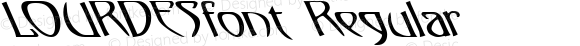 LOURDESfont Regular Altsys Fontographer 3.5  4/3/01