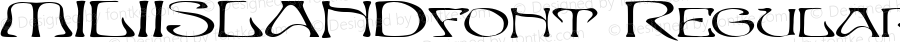 MILIISLANDfont Regular Altsys Fontographer 3.5  4/4/01