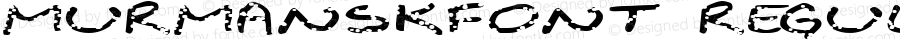 MURMANSKfont Regular Altsys Fontographer 3.5  4/4/01