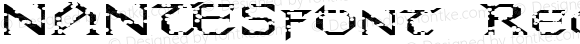 NANTESfont Regular Altsys Fontographer 3.5  4/4/01