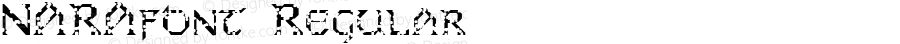 NARAfont Regular Altsys Fontographer 3.5  4/4/01