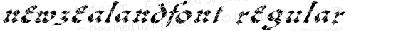 NEWZEALANDfont Regular Altsys Fontographer 3.5  4/4/01
