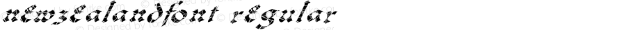 NEWZEALANDfont Regular Altsys Fontographer 3.5  4/4/01