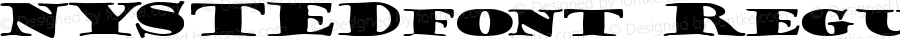NYSTEDfont Regular Altsys Fontographer 3.5  4/4/01