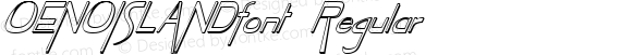 OENOISLANDfont Regular Altsys Fontographer 3.5  4/4/01