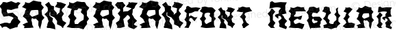 SANDAKANfont Regular Altsys Fontographer 3.5  4/4/01