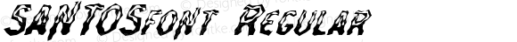 SANTOSfont Regular Altsys Fontographer 3.5  4/4/01