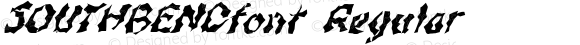 SOUTHBENDfont Regular Altsys Fontographer 3.5  4/4/01
