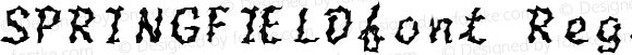 SPRINGFIELDfont Regular Altsys Fontographer 3.5  4/4/01