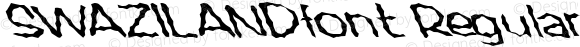 SWAZILANDfont Regular Altsys Fontographer 3.5  4/4/01