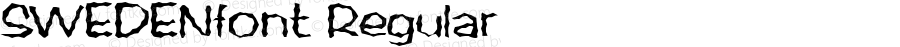 SWEDENfont Regular Altsys Fontographer 3.5  4/4/01