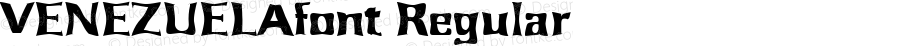VENEZUELAfont Regular Altsys Fontographer 3.5  4/4/01