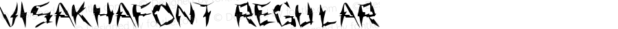 VISAKHAfont Regular Altsys Fontographer 3.5  4/4/01