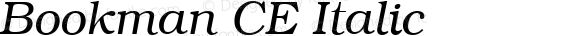 Bookman CE Italic
