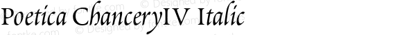 Poetica ChanceryIV Italic