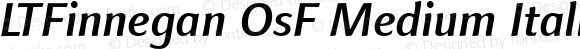 LTFinnegan OsF Medium Italic
