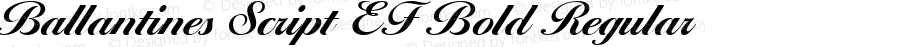 Ballantines Script EF Bold