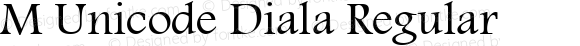 M Unicode Diala Regular