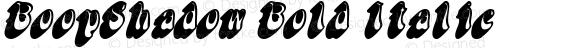 BoopShadow Bold Italic