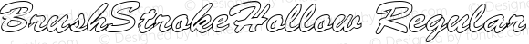 BrushStrokeHollow Regular The IMSI MasterFonts Collection, tm 1995, 1996 IMSI (International Microcomputer Software Inc.)