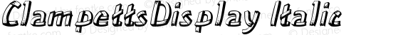 ClampettsDisplay Italic