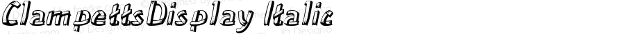 ClampettsDisplay Italic