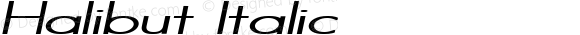 Halibut Italic