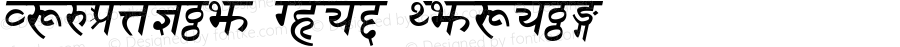 Sanskrit Bold Italic