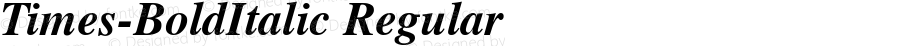 Times-BoldItalic Regular Converted from C:\TEMP\TIBI____.TF1 by ALLTYPE
