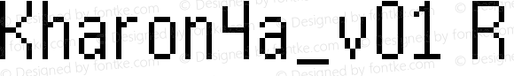 Kharon4a_v01 Regular Macromedia Fontographer 4.1 8/16/2001