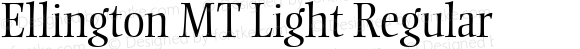Ellington MT Light Regular