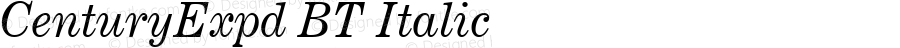 CenturyExpd BT Italic