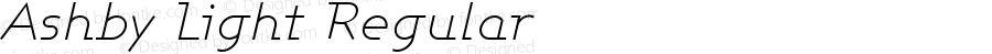 Ashby Light Italic