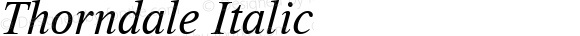 Thorndale Italic