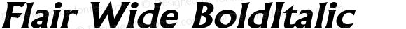 Flair Wide BoldItalic Altsys Fontographer 4.1 2/1/95