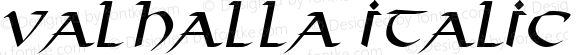 Valhalla Italic