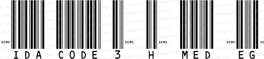 sIDA Code 39 HR Med Regular