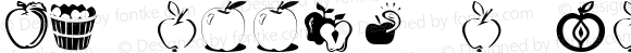 KR Apple A Day Regular Macromedia Fontographer 4.1 1/28/02