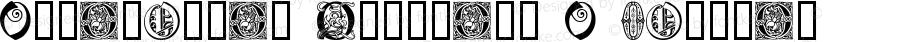 Ornamental Initials O Regular Macromedia Fontographer 4.1 2002-02-03