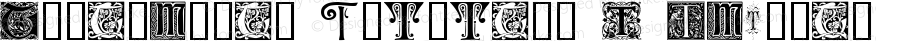 Ornamental Initials T Regular Macromedia Fontographer 4.1 2002-02-03