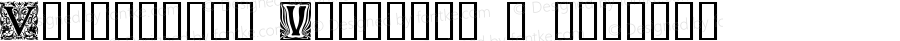Ornamental Initials V Regular Macromedia Fontographer 4.1 2002-02-03