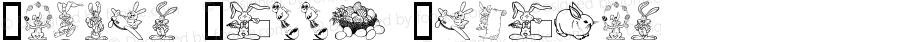 Easter Bunny Regular Macromedia Fontographer 4.1 2002-03-24