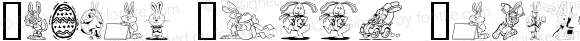 Easter Hoppy Regular Macromedia Fontographer 4.1 2002-03-24