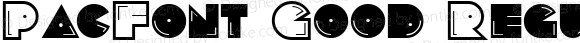 PacFont Good Regular Macromedia Fontographer 4.1.3 4/2/02