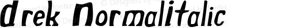 Drek NormalItalic