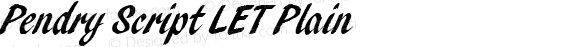 Pendry Script LET Plain