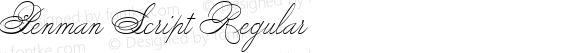 Penman Script Regular